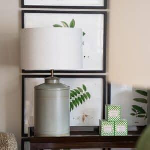 Camellia Handpainted Table Lamp